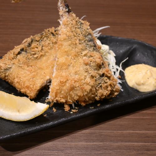 "Live" fried horse mackerel