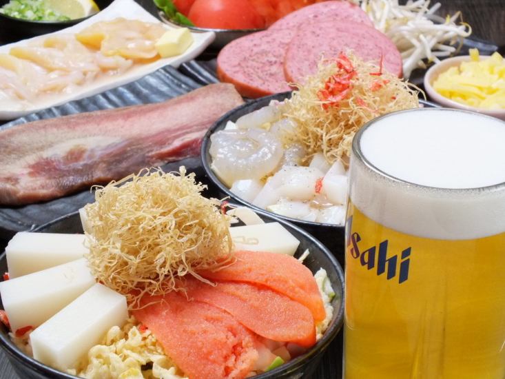 Perfect for girls-only gatherings! Have a good time eating delicious monja ♪