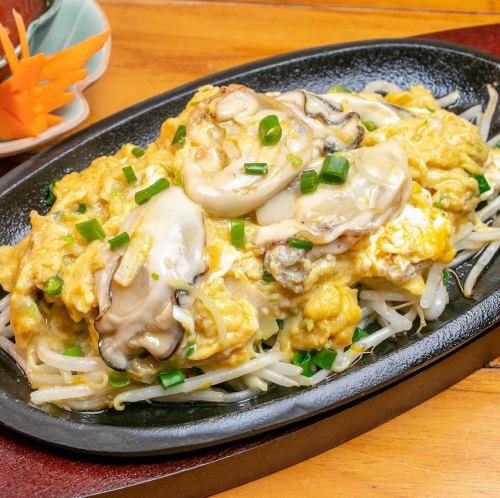 Oysters and egg stir fry ~Auswan~