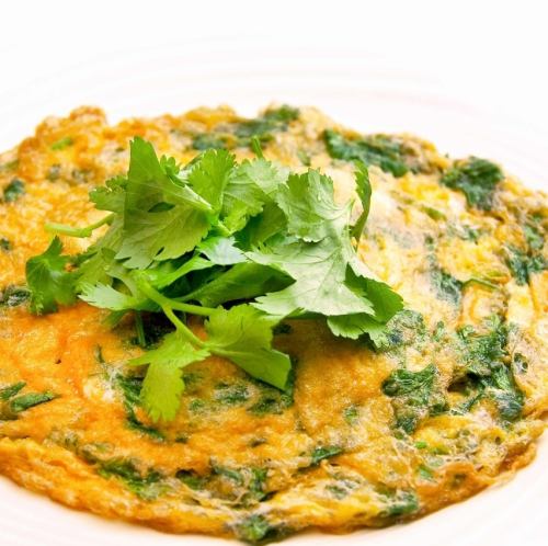 Coriander Omelet ~Cai Jiao Coriander~