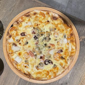 [Takeout] "Seafood Pizza"