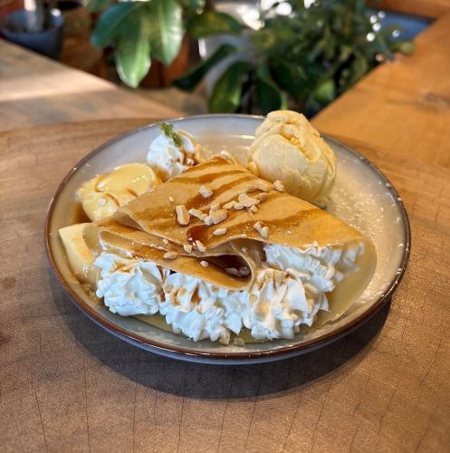 【クレープ】キャラメルプリン