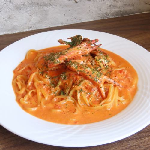 【special menu】メチャ美味濃厚☆ワタリガニのトマトクリームパスタ