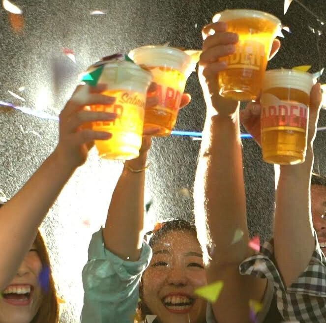 うまいビールとお肉で乾杯！夏宴会はサブリナビアガーデンで！