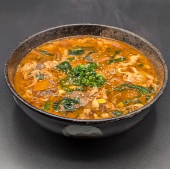 [辛] ユッケジャンクッパ