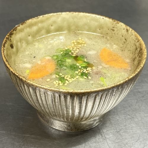 ひとくちテールスープ