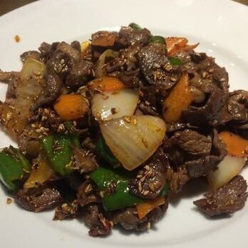 돼지 장미의 사천풍 끓이기 / 양고기 볶음