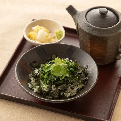 浜名湖産生海苔茶漬け 鮮や一夜特製出汁