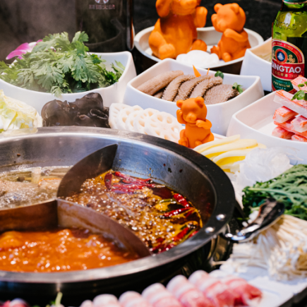 All-you-can-eat and all-you-can-drink course with black beef and specially selected lamb! 2-hour hotpot all-you-can-eat and all-you-can-drink course for 4,980 yen