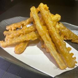 Deep-fried burdock fried chilies