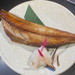 Grilled atka mackerel