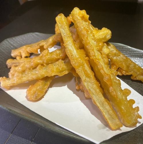 Deep-fried burdock fried chilies