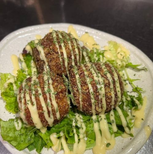 Beef tendon croquette