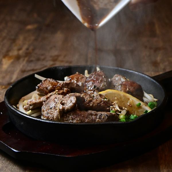 牛ヒレサーロインの鉄板焼き