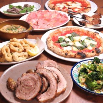 選べるピッツァ付き！【5,6月 新潟食材を使った自慢のイタリア料理コース全9品】★お料理のみ