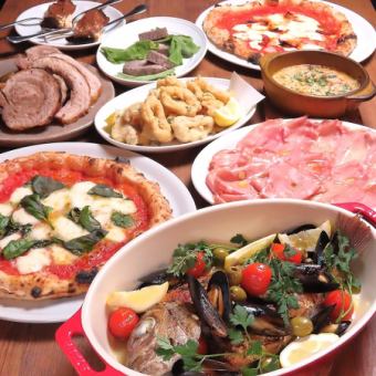 豪華アクアパッツァ付き！！【5,6月 新潟食材を使った自慢のイタリア料理コース全9品】★2H飲放