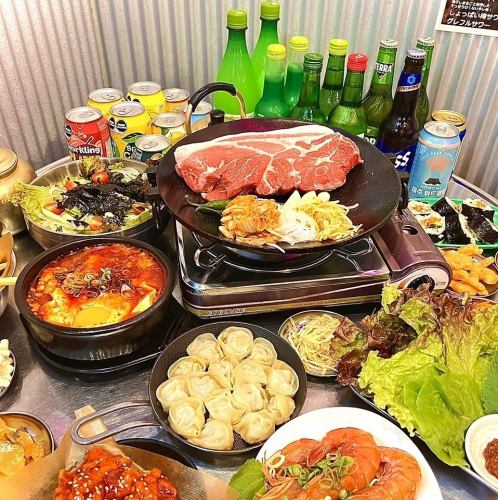 享用韩国料理◎无限畅饮套餐