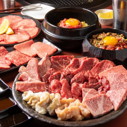 お肉盛り合わせは記念日にぴったり♪