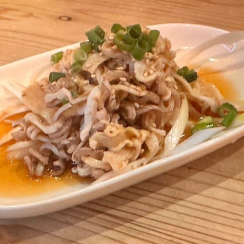 醋腌内脏（猪肉生鱼片）