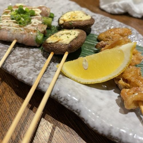 飲み放題2時間付（30分前LO)歓送迎会！炉端焼きと高知県産鰹の藁焼きが付いたコース