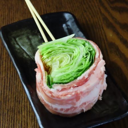 豚バラレタス巻き
