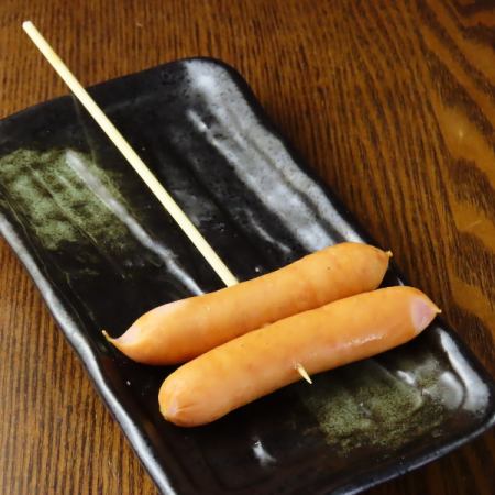 粗挽きウインナー串