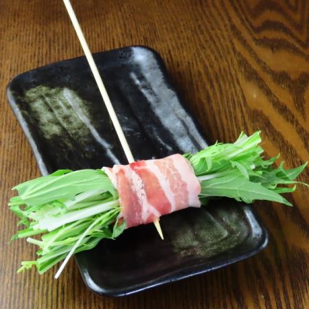 豚京水菜巻き(約90秒)