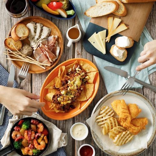 幅広いメニュー内容！