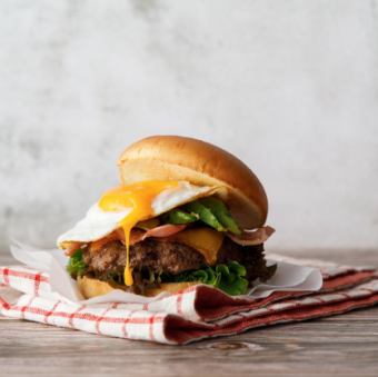 牛100%ハンバーガー