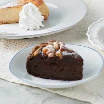 くるみとバナナのココアケーキ