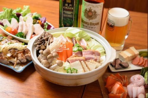 メインの選べる鍋宴会コース120分飲み放題付3000円～