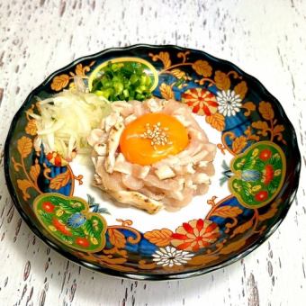 鶏ムネユッケ