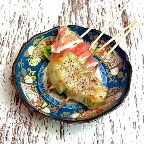 青椒乳酪豬肉捲 / 櫛瓜豬肉捲