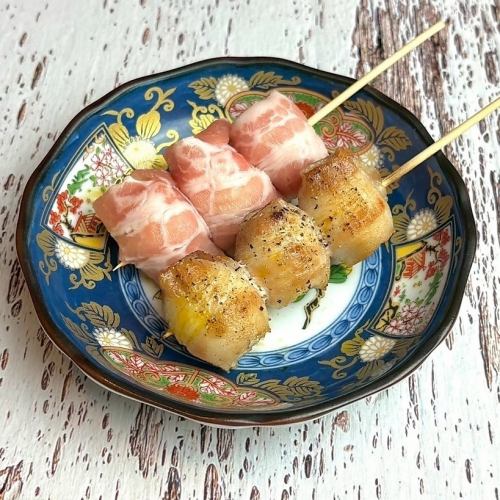 豬肉裹鵪鶉