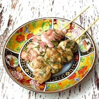 【炭火焼き鳥】せせり大葉(1本)