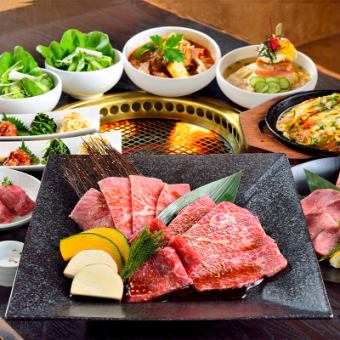 黑毛和牛和壽套餐 6,500日圓（含稅7,150日圓）