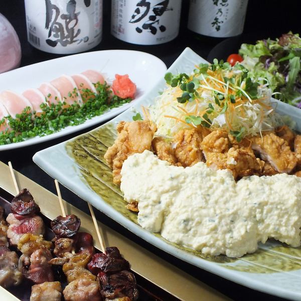 接受各种宴会的预约！享受名古屋名产鸡肉料理！3,000日元～含无限畅饮