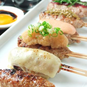 90分飲み放題付◇つくねや唐揚げなど鶏づくし♪全8品 3800円