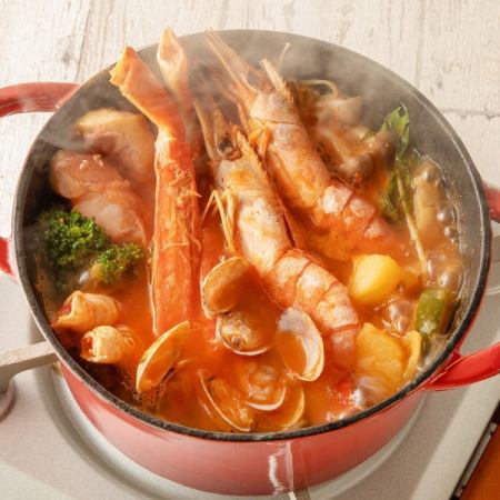 Seafood minestrone hotpot *Available for 2 or more people