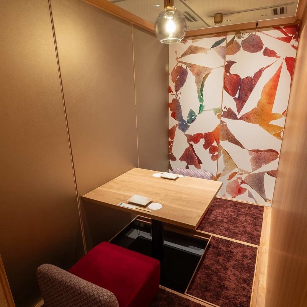 A relaxing private space♪ A very popular private room for two!!