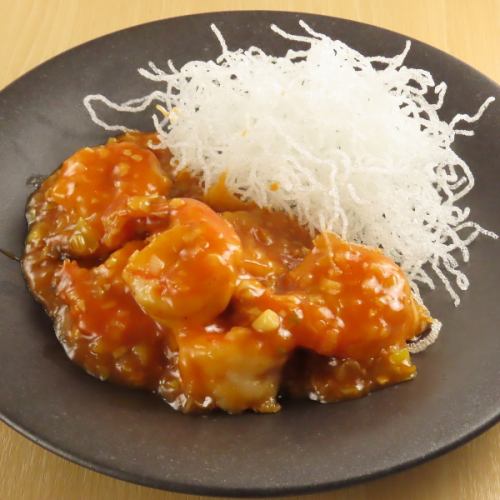 大海老のチリソース煮