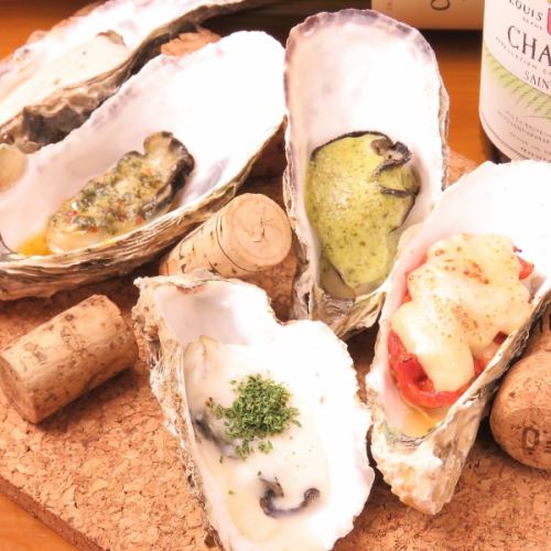 Eat and compare 5 kinds of oysters baked in the oven