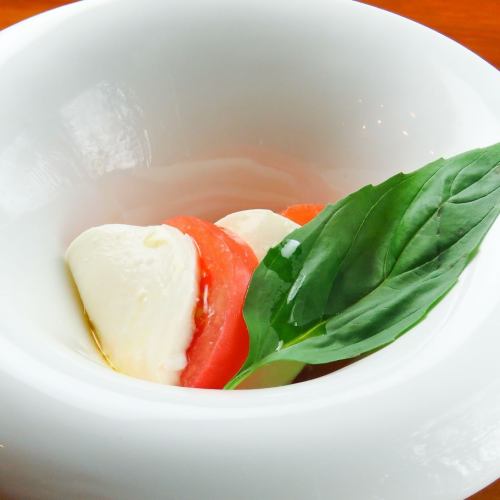 Caprese of tomato and mozzarella