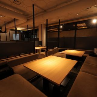 ゆったりソファー席。プライベート使いにご利用ください。 【食べ放題】【飲み放題】【食べ飲み放題】【肉】【単品飲み放題】【時間無制限】【無制限】