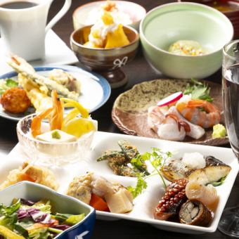 ◆平日限定◆『平日限定5,000円コース』お造り5種盛りや鶏のもも肉ステーキを愉しむお食事会