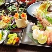 【午餐】櫻花刺身套餐 1,980日圓(含稅)