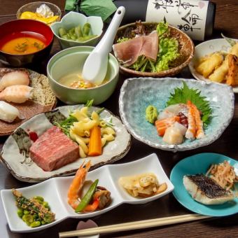 【料理のみ】誕生日や記念日に『神戸牛ステーキ特選会席コース』A4・A5ステーキ等 全11品