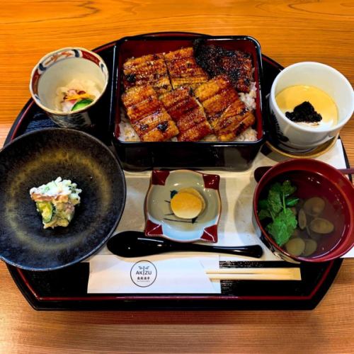 うな重御膳　並(1/2尾) 上(2/3尾) 特上(1尾)