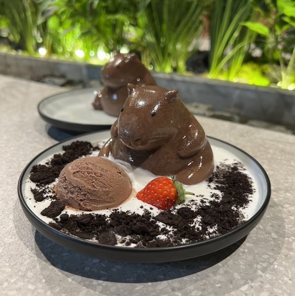 Capybara pudding