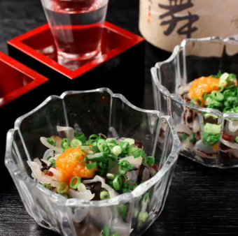 コリコリくらげ（自家製ポンズ・梅）